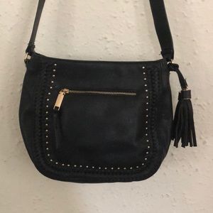 Francesca’s Collection Black Boho Purse